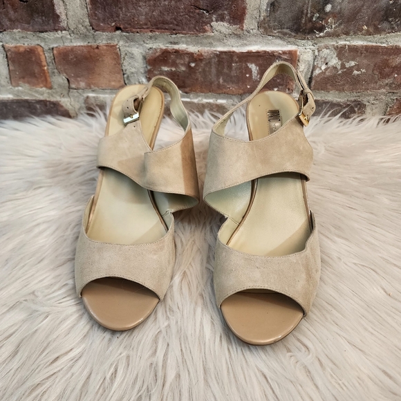 INC Fama Wedge Suede Sandals, Size 11 - Picture 3 of 17